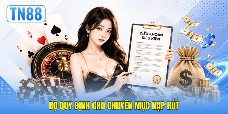 Bộ quy định cho chuyên mục nạp rút Bộ quy định cho chuyên mục nạp rút