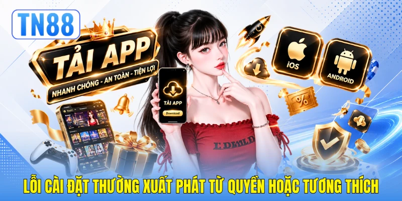 Lỗi cài đặt thường xuất phát từ quyền hoặc tương thích